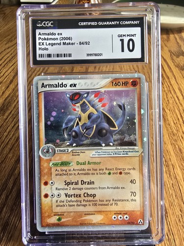 Armaldo ex graded CGC 10 for sale on eBay