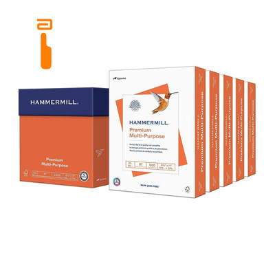 Hammermill Printer Paper, Premium Multipurpose 5 Ream | 2500 Sheets, White