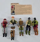 S-789 VINTAGE 1980'S HASBRO GI JOE ACTION FIGURES CRAZYLEGS CROC MASTER ETC
