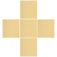 5 Sheets Disco Mirror Patch Adhesive Tiles Acrylic Square for Art Projects