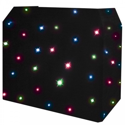 Equinox DJ Booth Quad RGBW farbige LED Starcloth inkl. Mk2 DMX Controller & Tasche