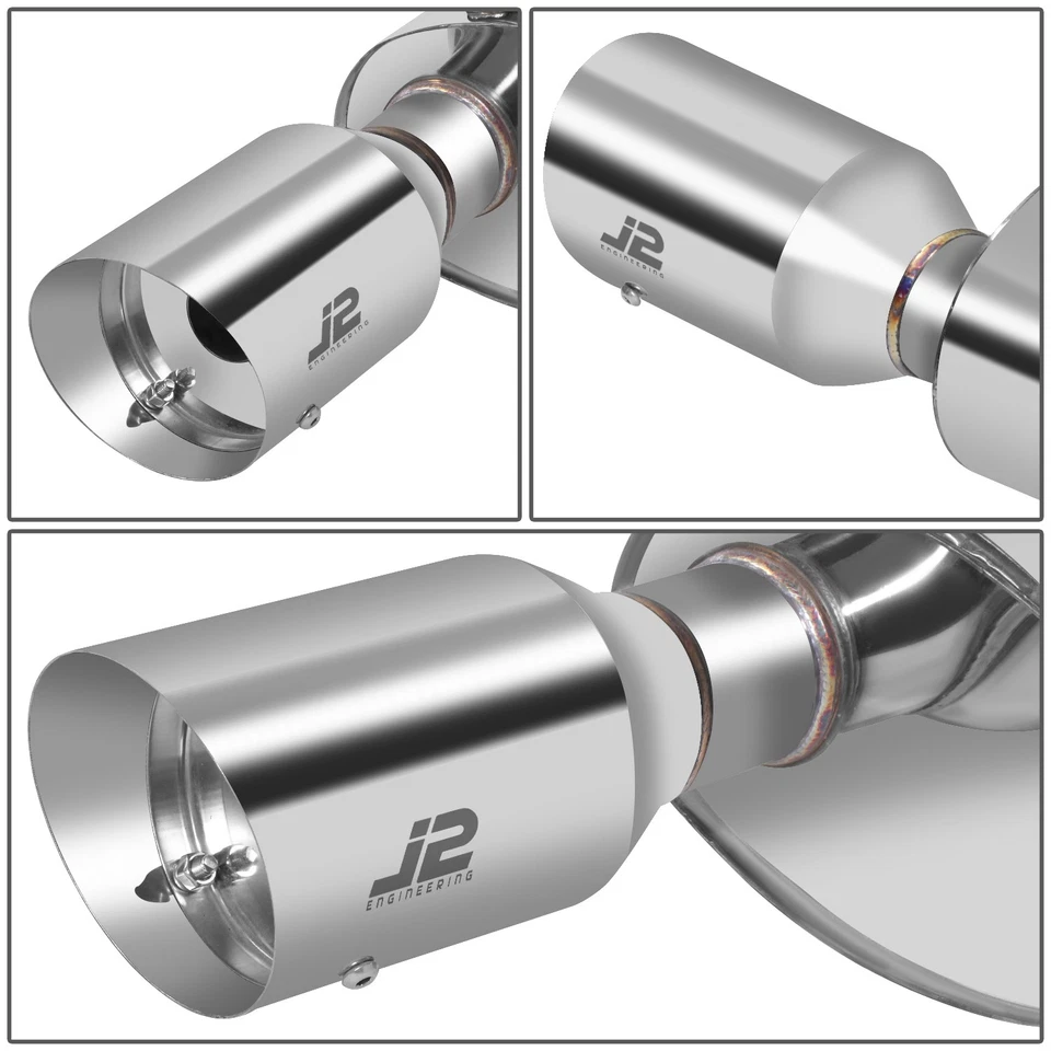 Silenciador de ponta J2 CAT BACK CATBACK ESCAPE 4" PARA 04-08 NISSAN MAXIMA V6 A34 VQ35 - Imagem 3 de 4