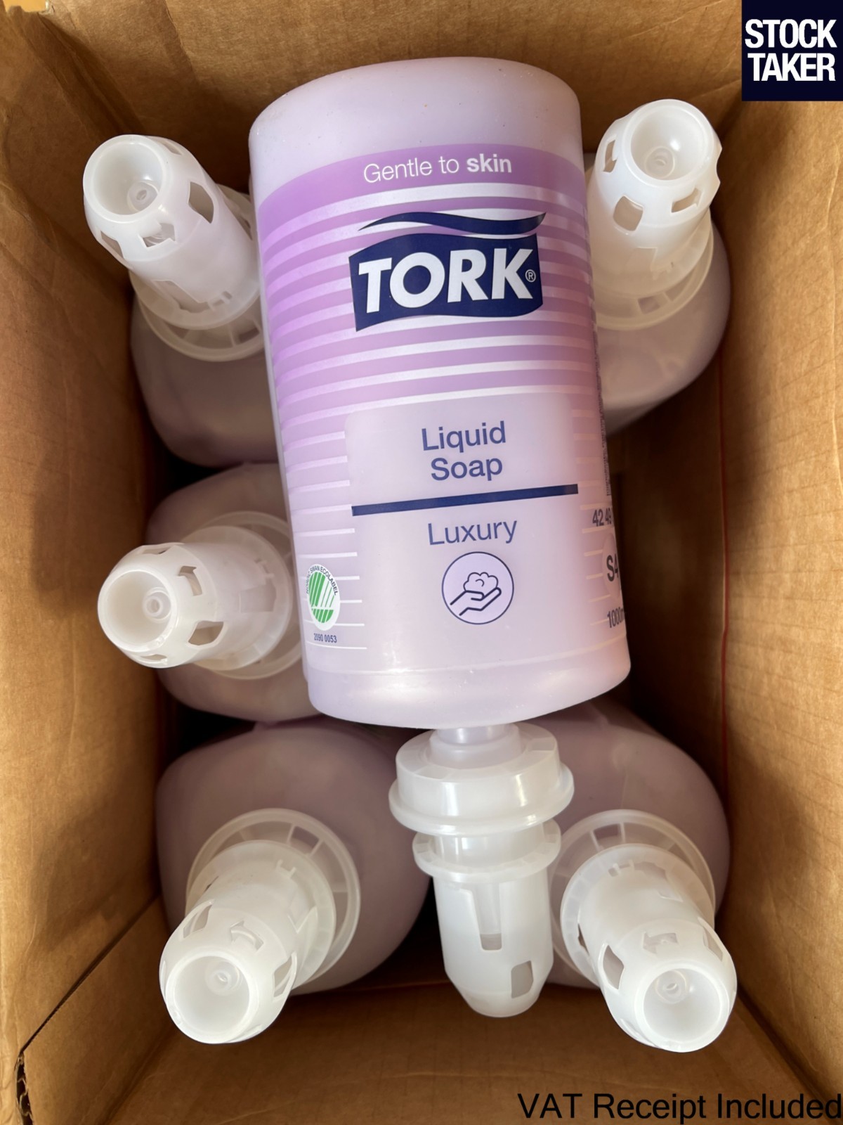 6 x 1L Bottles Tork 424901 Luxury Liquid Hand Soap Pink S4 (VAT Inc) 2027