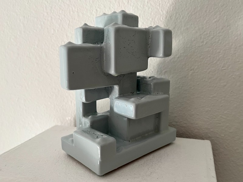 Original Abstract Sculpture No Reserve Neo Constructivism Cubism Modernism OOAK