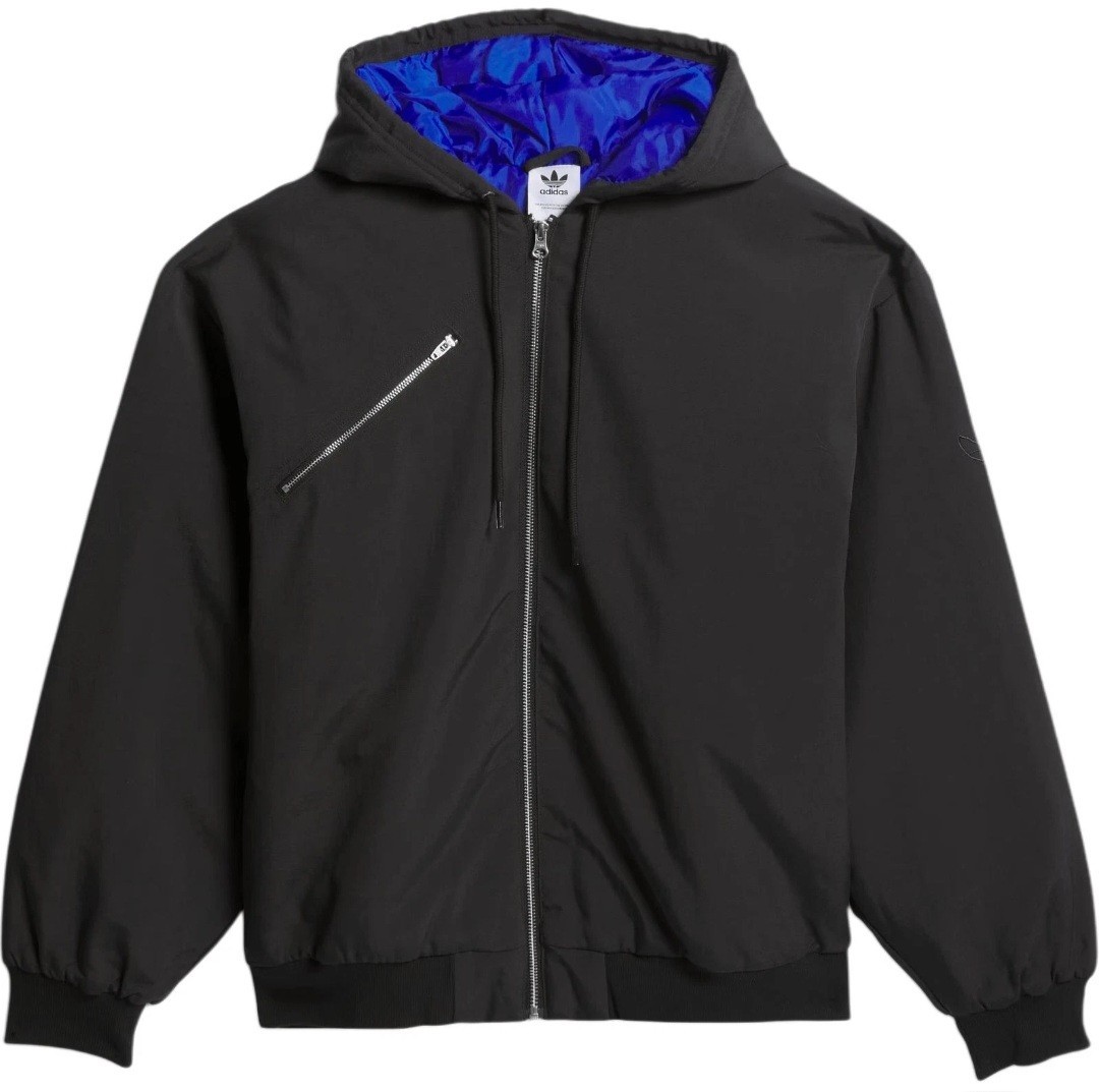 New Adidas Skateboarding Shmoo Canvas Jacket Mens XL Black Mark