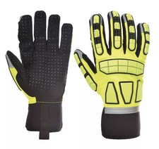 2 Pair Portwest Safety Impact Glove A724 Oil Water Resistant Heavy duty Size L 9