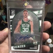 Panini Donruss Optic 2021-22 Signature Series Sam Hauser Celtics RC Auto SS-SHS