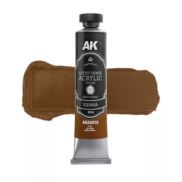 AK Interactive AKAD016 - Artistic Dense Acrylic Color - Sienna - New