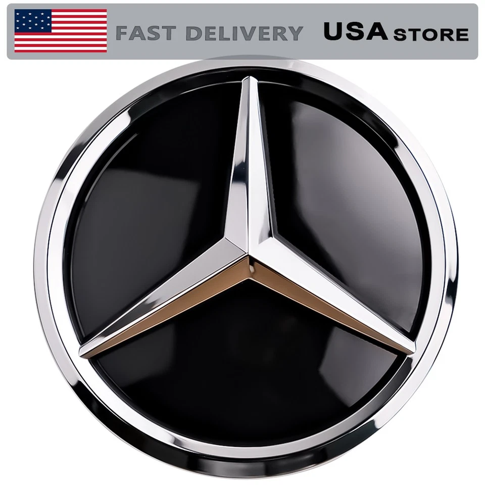 Mirror Chrome.Star Emblem Fit for Mercedes Benz W204 C350 W245 B180 06 -2013 US - Imagem 4 de 4