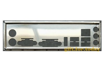 For ASRock J3455M & J4105M   I/O IO Rear Baffle Backplate Motherboard *wq