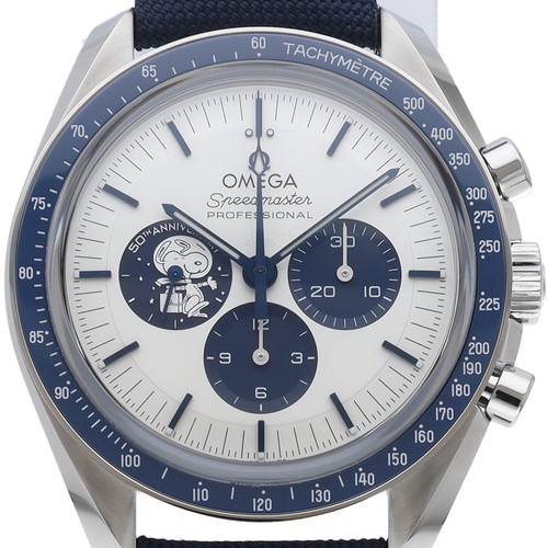 OMEGA Speedmaster Co-Axial Chronograph 42mm Silver Snoopy Awar...