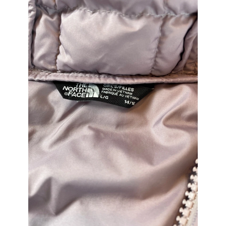 Chaqueta Parka con Capucha Aislada Thermoball The North Face Niñas Talla Lila Foto 4 de 4