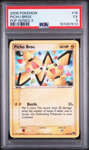 Pichu Bros. graded PSA 5 for sale on eBay