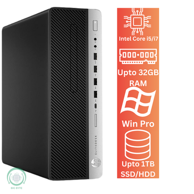#ad HP Desktop Computer PC Intel Core i5 i7 Up to 32GB RAM 1TB SSD Win 10 11 Pro $451.68
