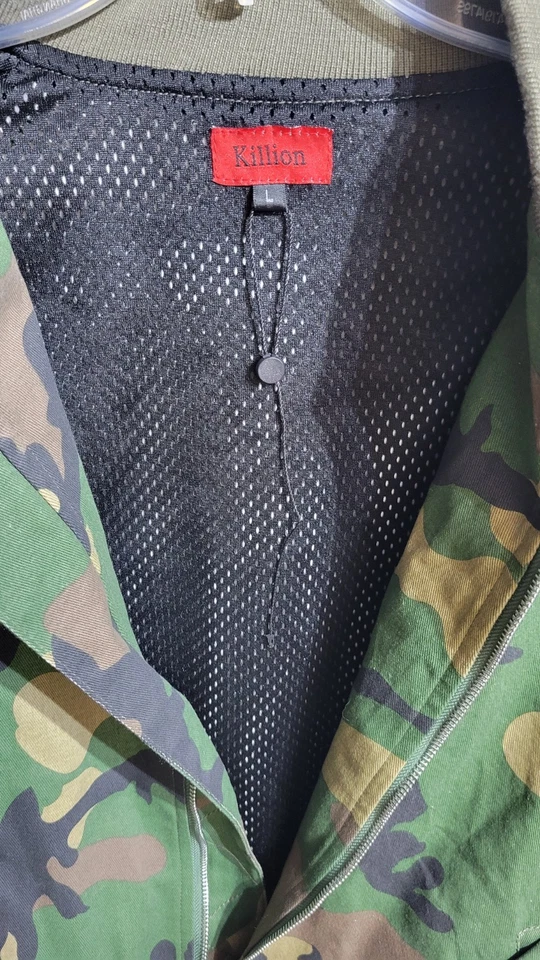 Killion 迷彩轰炸机夹克,尺寸 L,二手状况完好 — 第 3/3 张图片
