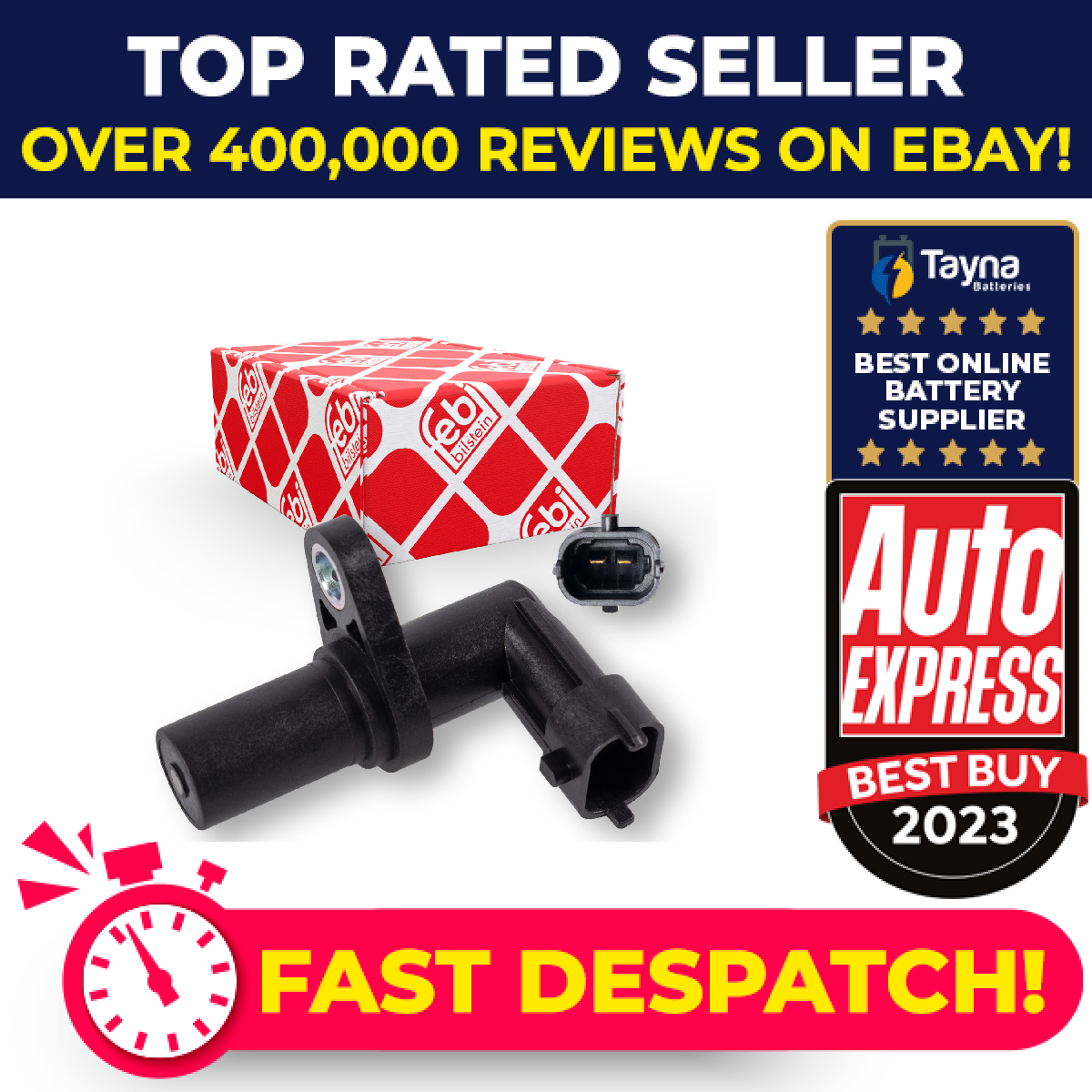 RPM / Crankshaft Sensor fits KIA PICANTO JA, TA 1.2 2011 on G4LA 3918003000 Febi
