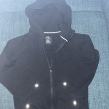 Gap Fit Tech Zip Up Sweatshirt With Reflectors On Pockets XS 4-5
