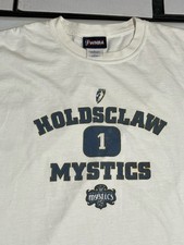 vtg WNBA Washington Mystics White Shirt Large Chamique Holdsclaw Basketball NBA