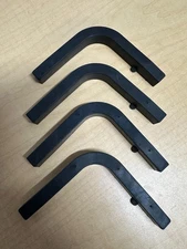 (4) RUBBER CORNER BOTTOM REPLACEMENT SLIP FEET for Firm Fanny Lifter Stepper Set