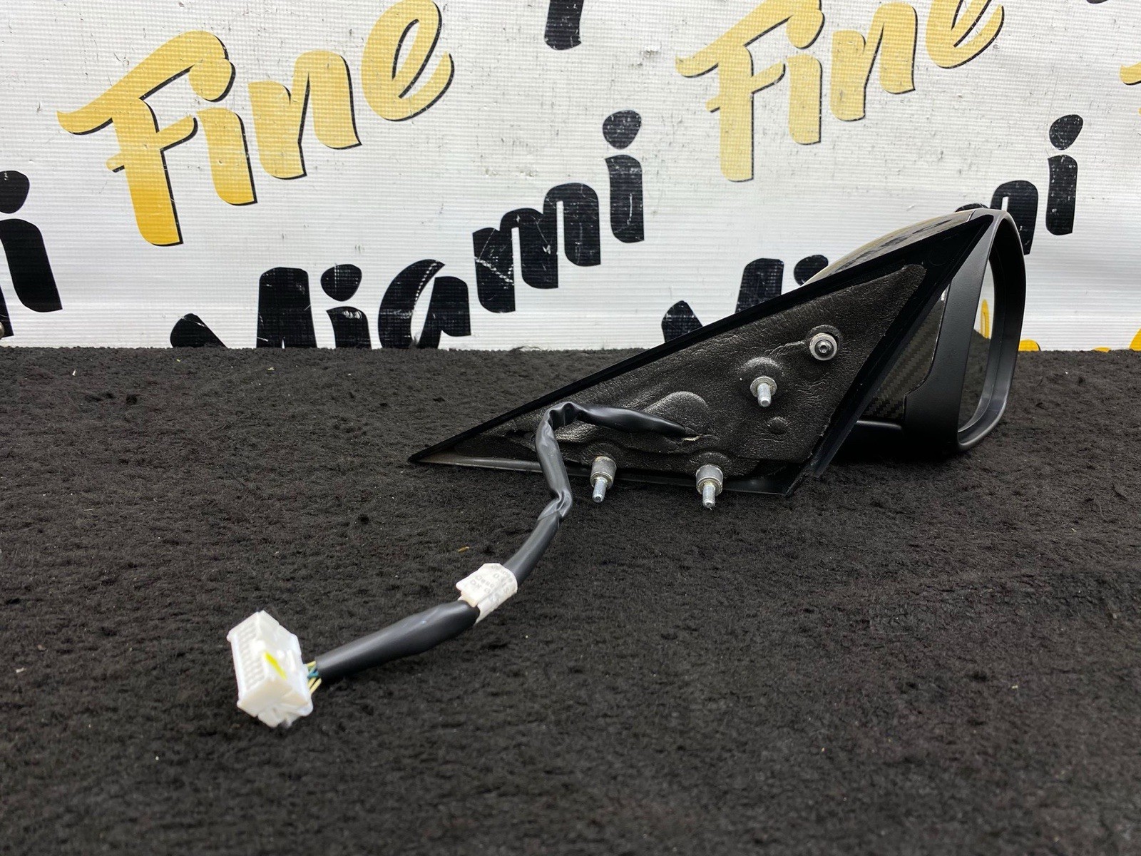 2015 Maserati Granturismo MC Right Passenger Side Mirror with Carbon Fiber Cover