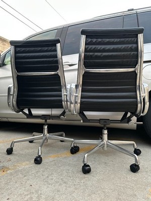 Herman Miller Eames Executive Chair EA437 | 1999 | Vintage | Black Leather