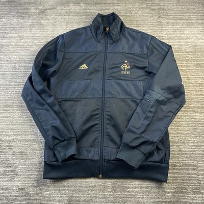 France Adidas Jacket Mens Medium Football Soccer National Team Track