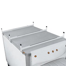 Vantech H1 Series 3-bar Ladder Roof Rack System For Box Trucks Side Mount