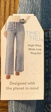 Women  s High Rise Wide-Leg Jeans