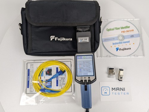 Fujikura FID-30R Optical Fiber Identifier Power Meter Fiber Detector tested