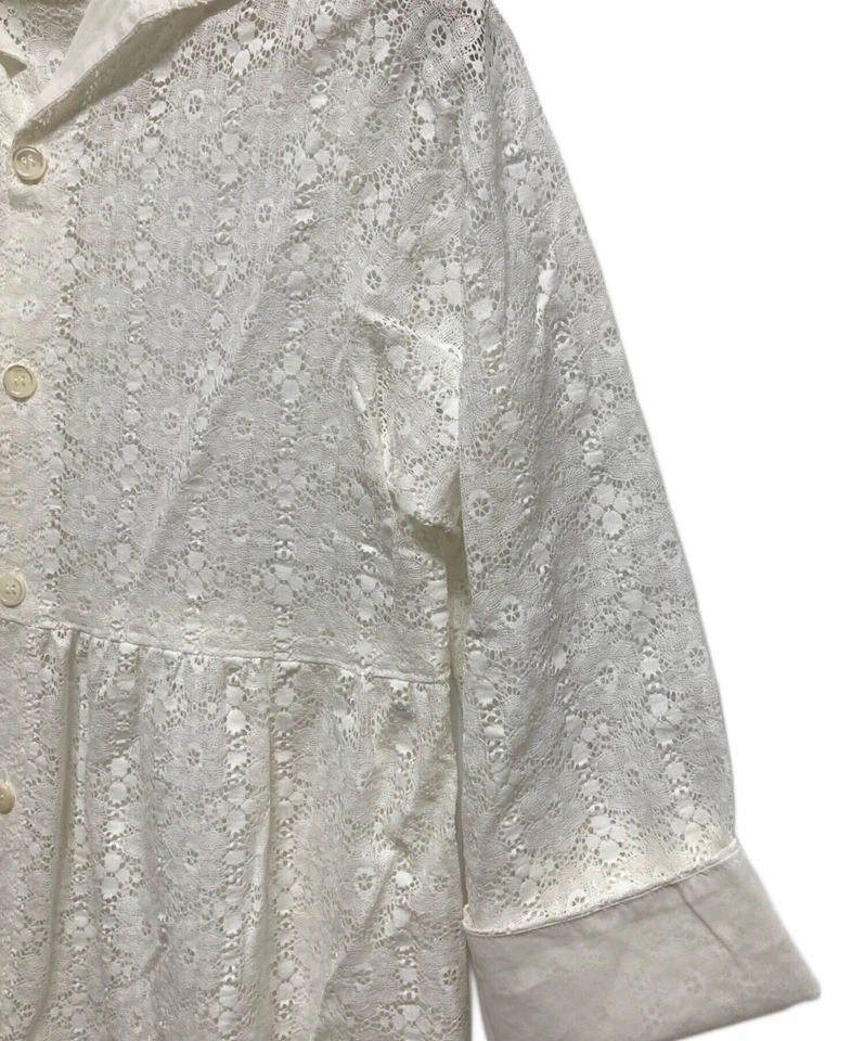 Vestido manga larga COMME des GARCONS talla S blanco TG-O013 / AD2020 de Japón Foto 4 de 4