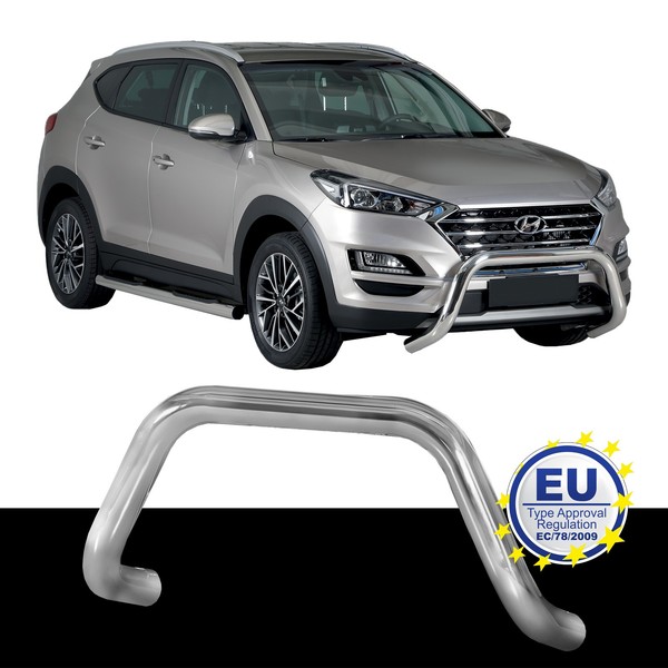 FrontbüGel Edelstahl Passend FüR Hyundai Tucson Ab 2018 Ø76Mm-image