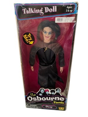 VINTAGE 2002 OZZY OSBOURNE FAMILY TALKING DOLL  Does Not Talk