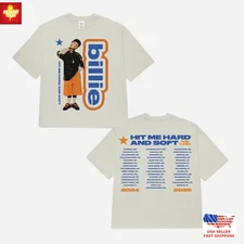 New Apparel Billie Eilish Tour 2025 Shirt, Hit Me Hard And Soft Two Sides TShirt