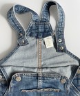 H&M Toddler Overalls 18M Blue Denim Snap Romper Unisex — photo 3