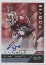 2011 Absolute Memorabilia Rookie Spectrum Platinum /25 Ronald Johnson Auto 0ga9