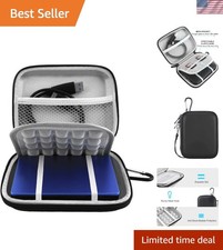 Elegant Shockproof Hard Drive Case for Seagate  WD - Water-Resistant Travel Bag