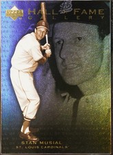 2001 Upper Deck Hall of Famers #G15 Stan Musial Hall of Fame Gallery Baseball EX