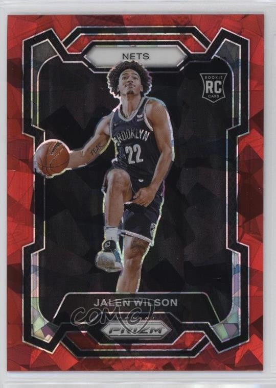 2023-24 Panini Prizm Red Ice Prizm Jalen Wilson #128 10wc