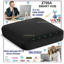 Unlocked 4G LTE Smart Hub Wireless Internet Router Home Phone Base