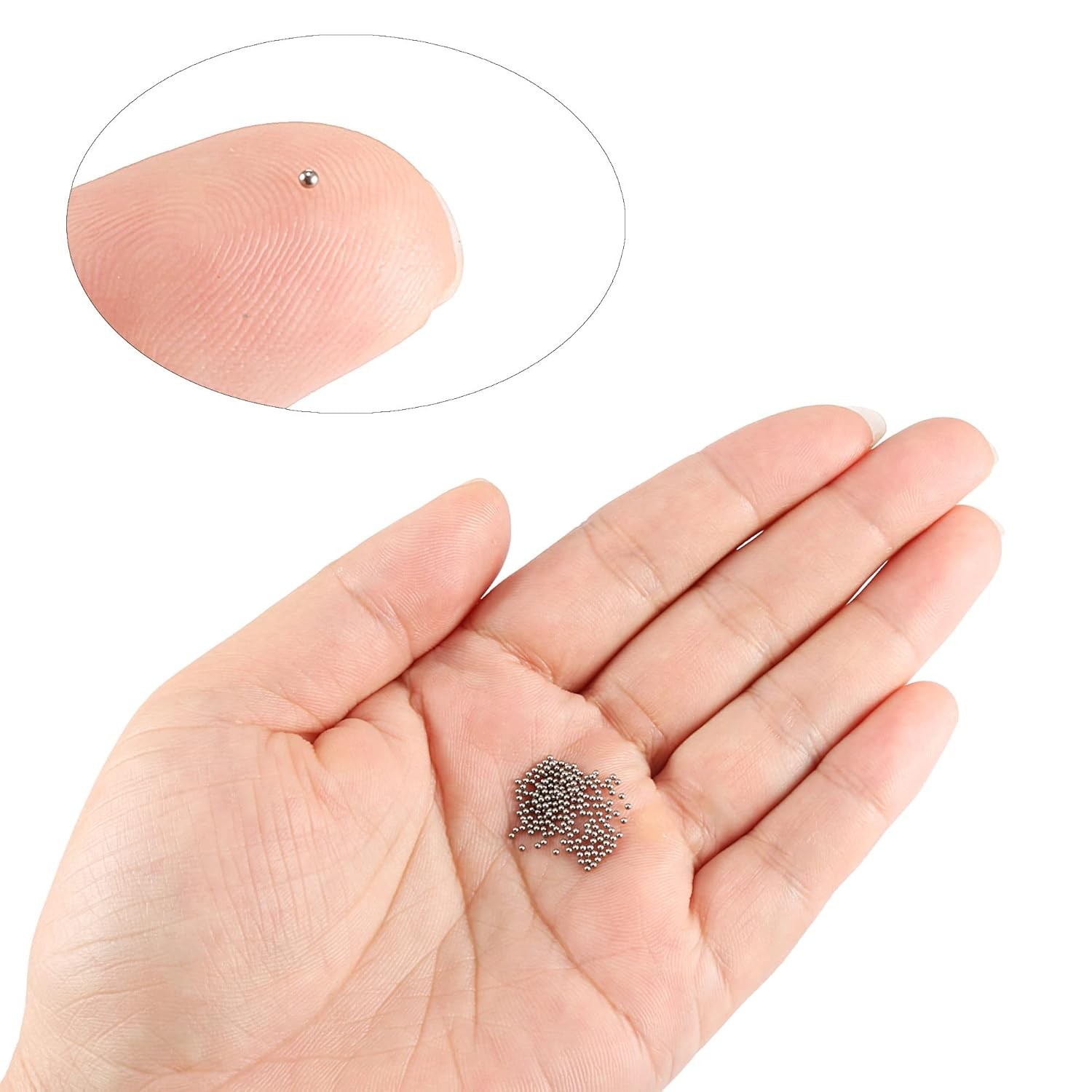 uxcell 1mm Bearing Balls 304 Stainless Steel G100 Precision 500pcs 