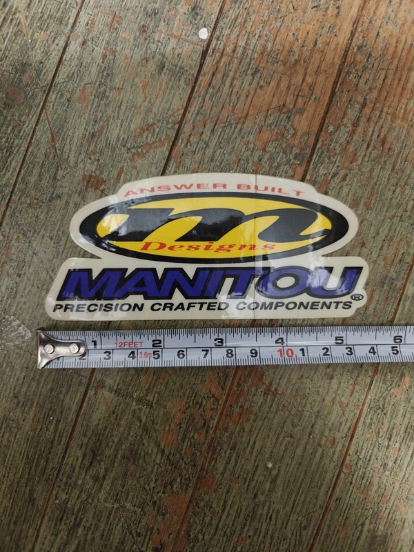 Answer/Manitou Decal 1990s MTB Sticker