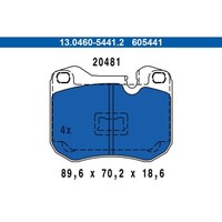 Ate BremsbelÄGe Satz Vorne Passend FüR Porsche 924 928 944 | 13.0460-5441.2