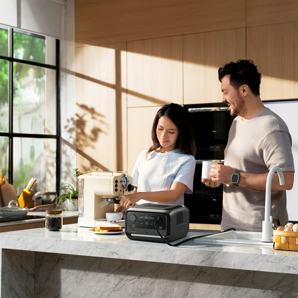 EcoFlow River 3 Plus 286Wh Combo con Carga Inalámbrica y Batería RAPID de 5000mAh 5
