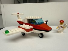 Lego Legoland airplane  6687         ( 1 x Missing & 1 x Broken Pieces)