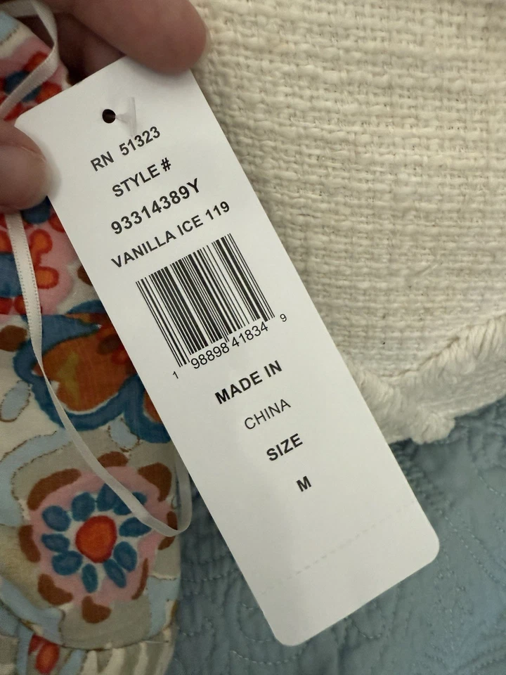 Maxi Vestido MSK de Gasa en Niveles Retro Floral Forrado Otoño Largo V Hermoso Boho Foto 4 de 4