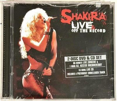 Shakira Live & Off The Record SEALED CD+DVD 2 Disc Rare Concert Set