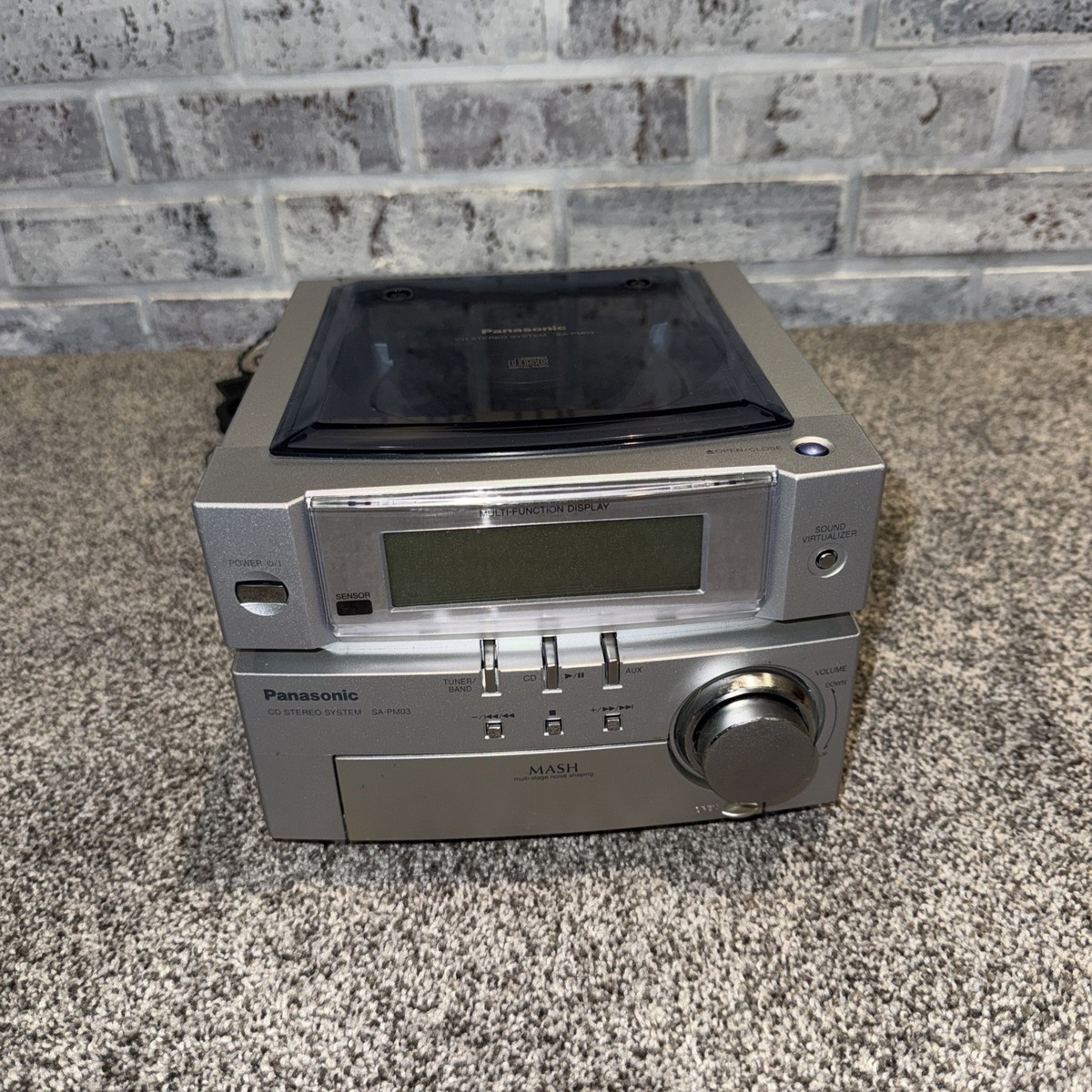 Panasonic CD AM/FM Stereo SA-PM03 Main Unit Only - Working/No