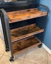 Rolling Storage Cart | Serving Cart| Slim Kitchen Cart