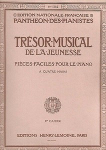 Détails Sur Partition Piano 4 Mains Trésor Musical De La Jeunesse Pièces Faciles Cahier 2 - 