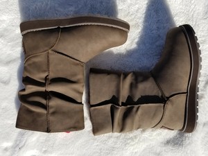 skechers shearling boots